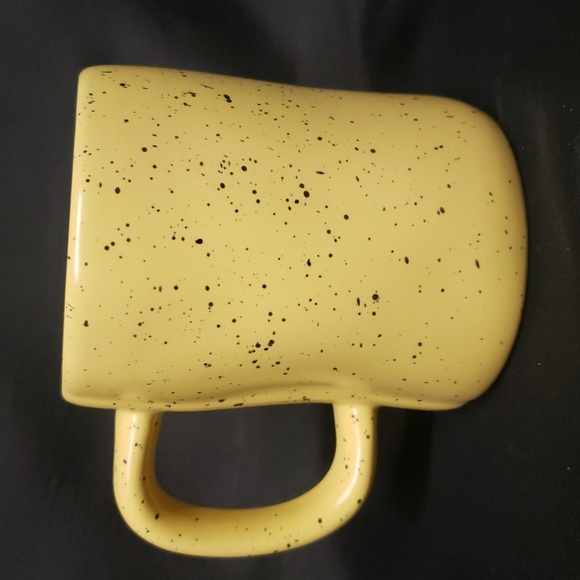 Rae Dunn "SO EGGSTRA" Yellow With Speckles Ceramic Mug - Picture 3 of 5